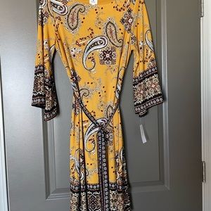 NWT Dress Barn paisley dress.